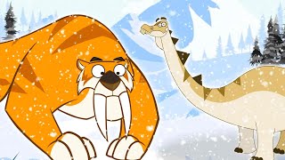 Ice Age Mammals Smilodon Dinosaur Cartoon For Kids Im A Dinosaur