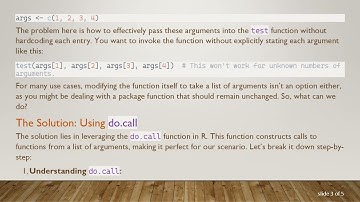 How to Pass Variable Number of Arguments to an R Function Using do.call