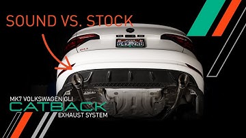 iE Catback Exhaust For MK7 GLI | Sound Comparison Vs. Stock