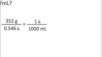 Density Calculations - Chemistry Tutorial