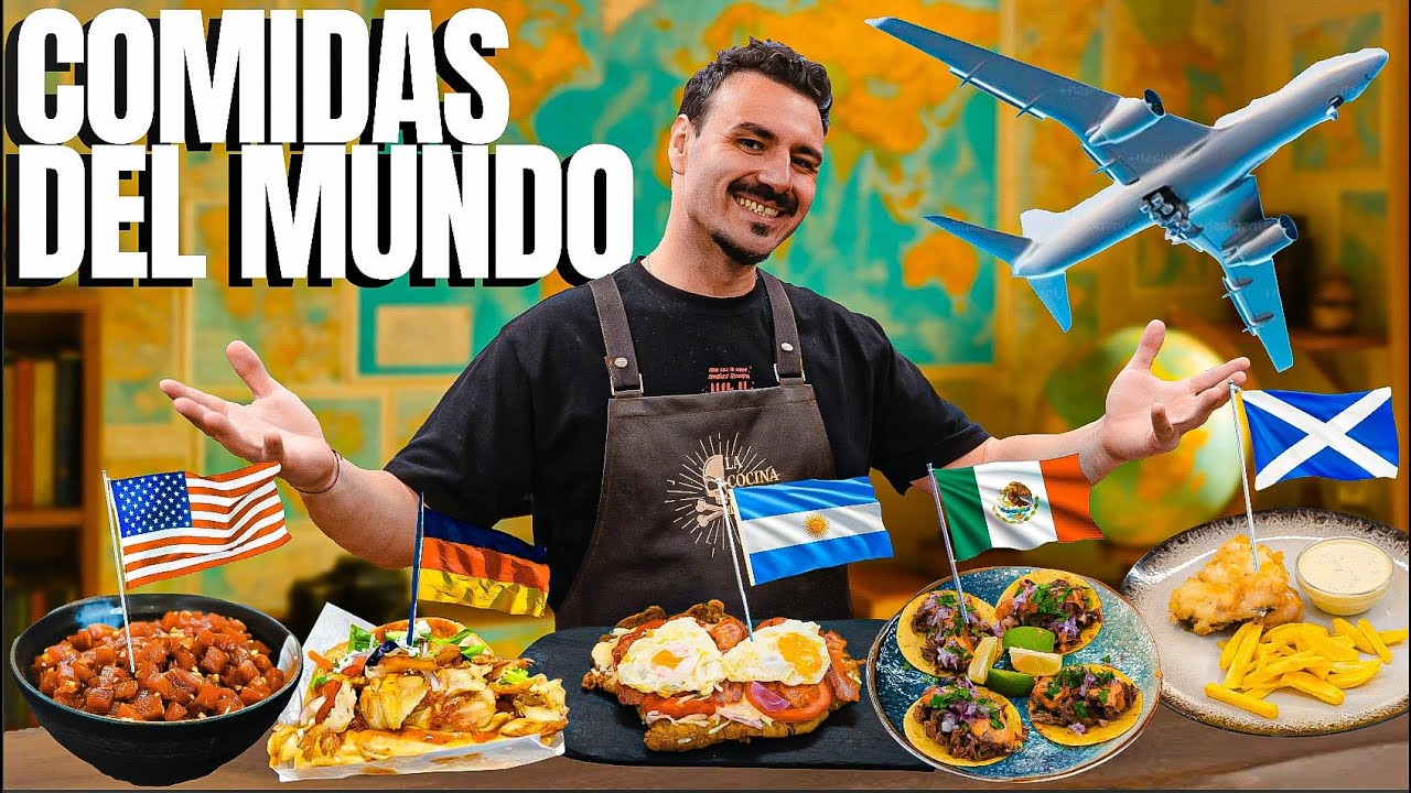 Cociné la COMIDA TIPICA de 5 PAISES