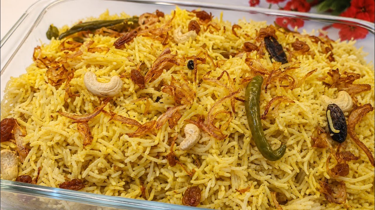 Turkish Mandi Rice Plain Mandi Rice Recipe | No Chicken No Mutton | Mandi Rice | Arabian ...