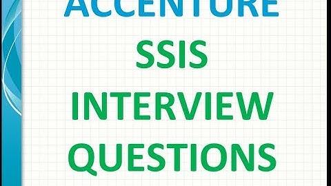 Accenture ssis interview questions