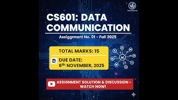 Assignment No. 01  CS601 2025