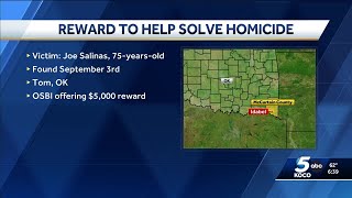 OSBI offers $5,000 reward amid investigation into McCurtain County homicide