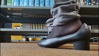 Low Heels And Black Tights