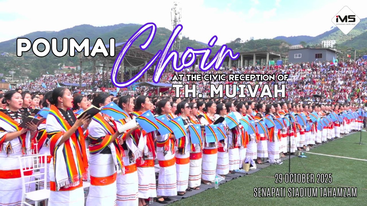 Poumai Naga Choir at the Civic Reception of Th. Muivah | Senapat Stadium Tahamazam