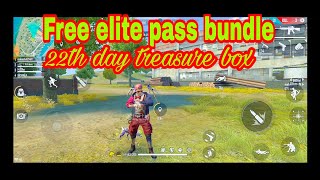 Free Elite Pass Bundle 22Th Day Treasure Box