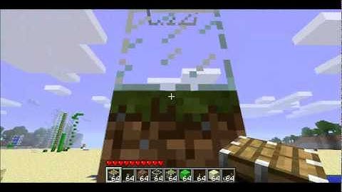 Using Pistons to Push Grass Blocks