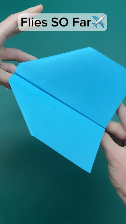 How to Make a SIMPLE Paper Airplane that Flies Far