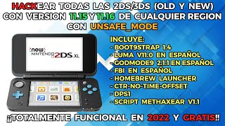 LIBERAR TODAS las 3DS (Version 11.15 y 11.16) con USM (SIN ESHOP)