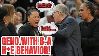 Geno Auriemma Has MELTDOWN DURING and AFTER Loss to South Carolina ACTING LIKE A COMPLETE CLOWN