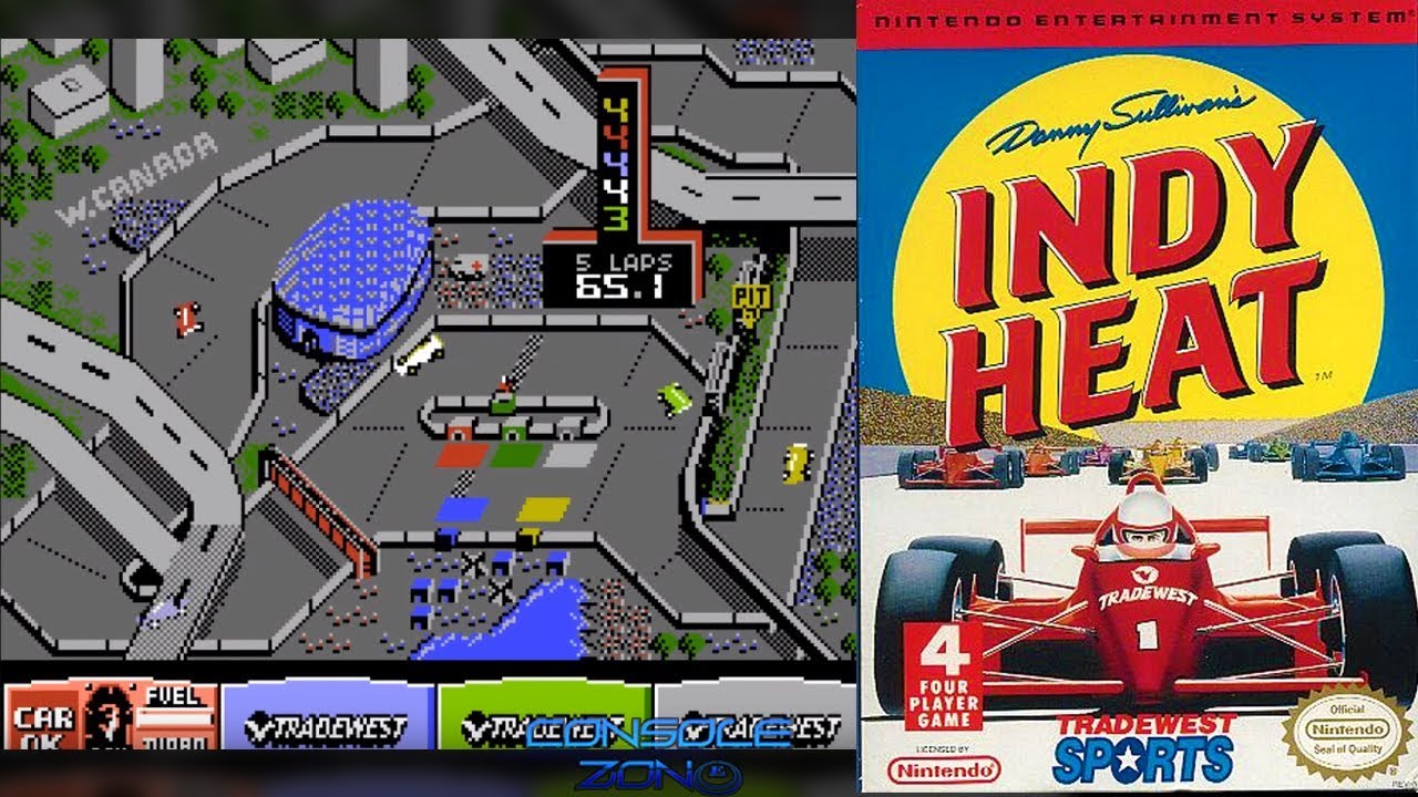 Danny Sullivan's Indy Heat (Денди) - прохождение игры