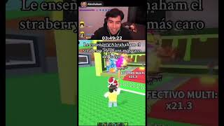 Abraham se enojo porque le dicen que es un mooden #robloxshorts #humor #abrahamm #roblox #twitch