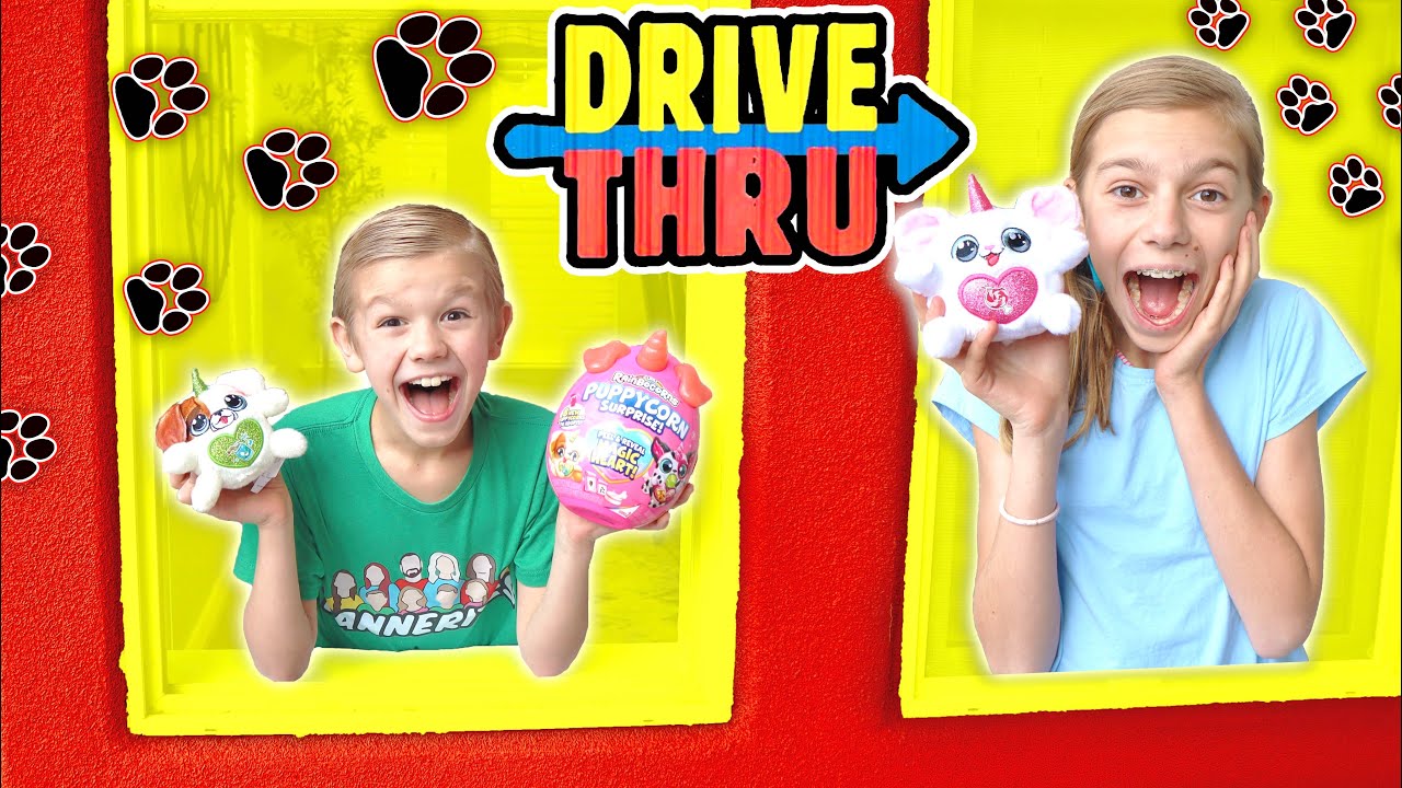 Buying Puppy Pets At A Drive Thru Pet Store!