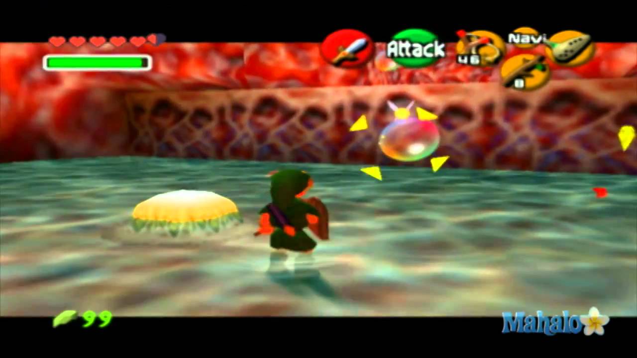 The Legend of Zelda: Ocarina of Time Jabu Jabu walkthrough