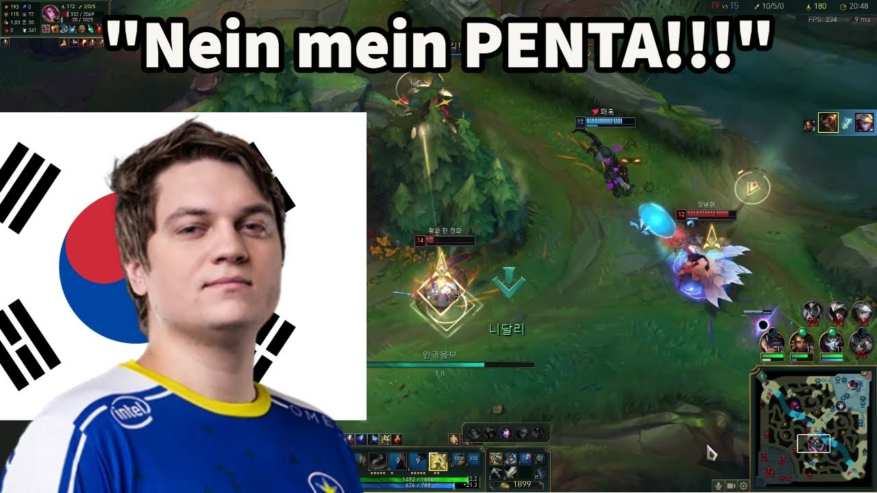 Korean Nidalee Steals NoWay4U's Penta And He Is Not Pleased!!