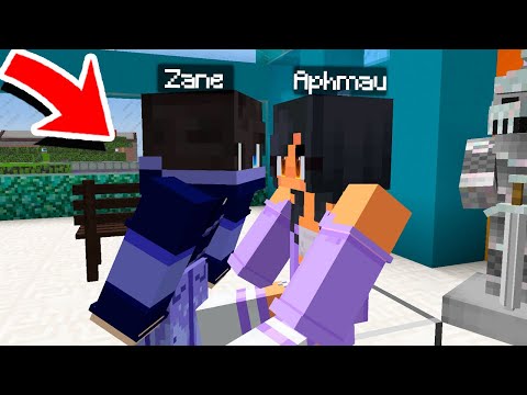 😍 Zane Kiss Aphmau in Minecraft!