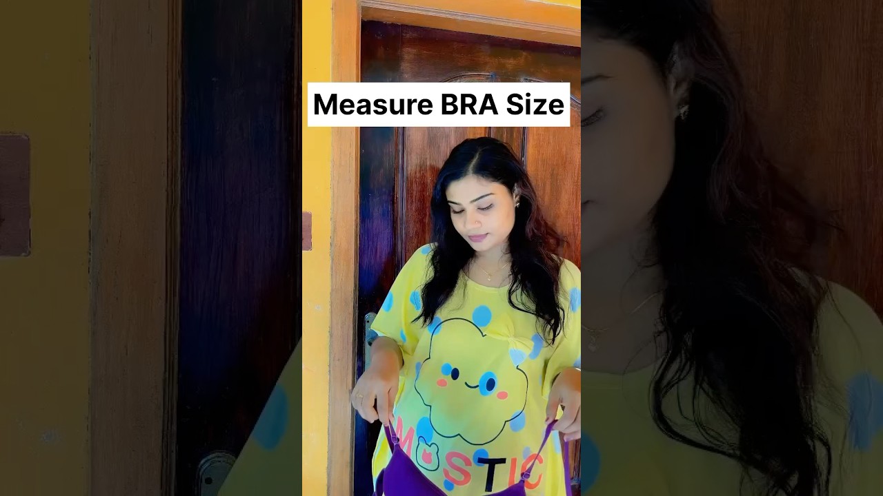 measure Bra size😍 #shorts #shortvideo #youtubeshorts #youtube #ytshorts #yt #brasize