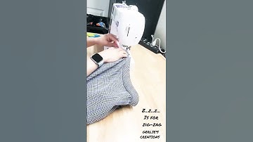 ZIG-ZAG ELASTIC STITCH#easy#shortvideo