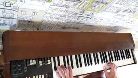 Vintage KORG CX3 Hammond Organ rep