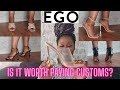 EGO Official SHOE HAUL & TRY ON | PLUS SIZE & WIDE FOOT Friendly HEELS | NaturalNanz