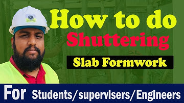 Slab formwork procedure|Shuttering works|Site engineer #construction #civilengineering #concrete