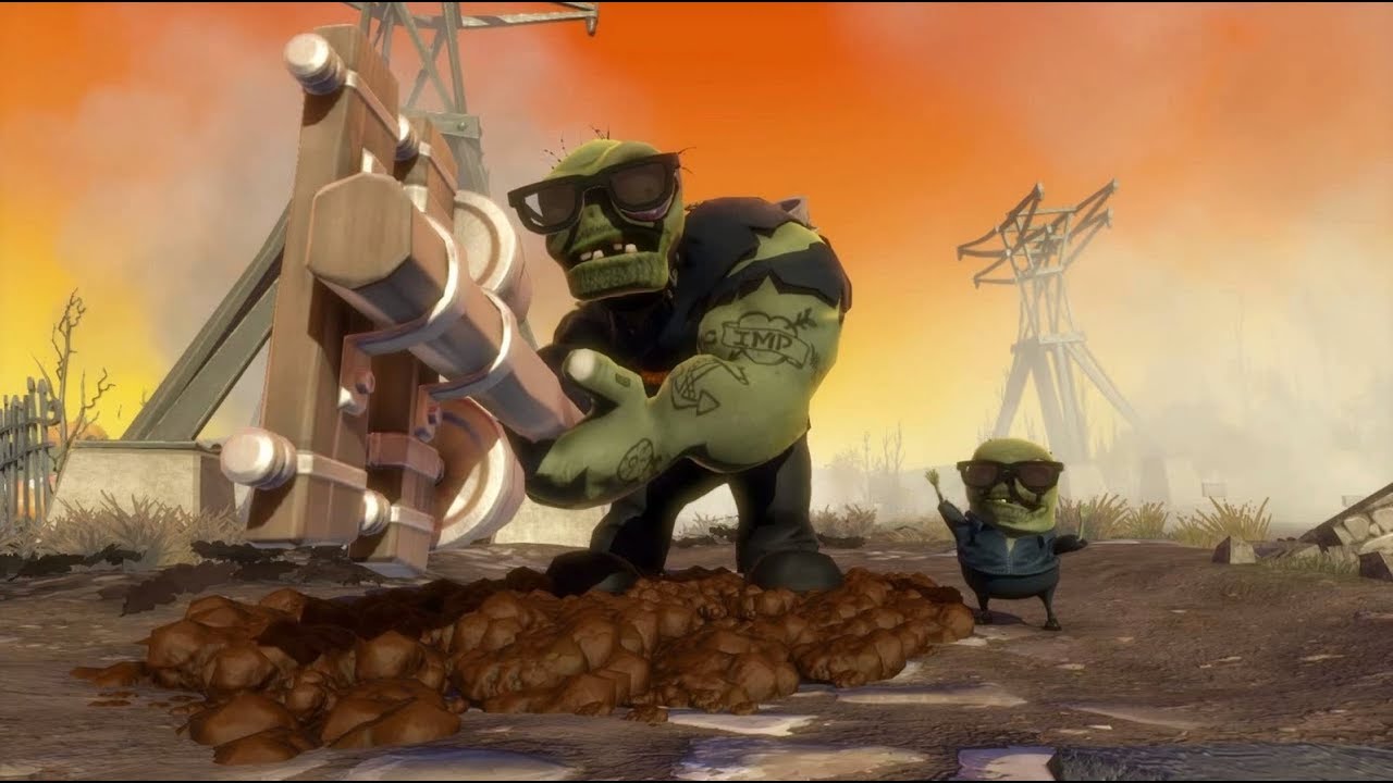 PLANTS VS ZOMBIES GARDEN WARFARE GARDEN OPS PEASHOOTER IN ACTION - YouTube