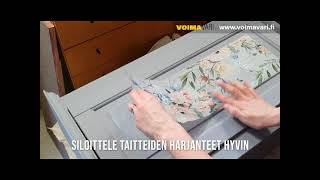 Decoupage-Arkin Kiinnitys Kaappiin