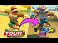 Funky Kong With Tour Animations in Mario Kart 8 Deluxe!