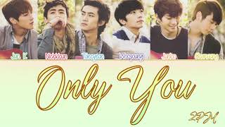 Vignette de la vidéo "2PM (투피엠) - Only You [Colour Coded Lyrics/Han/Rom/Eng]"