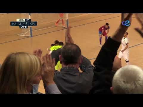 (2-3) Un gol de Anuar a falta de tres segundos le da la victoria al Ceutí ante el Barça B