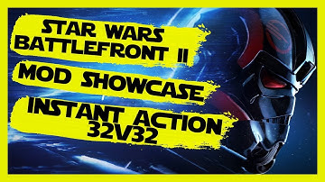"Mod Showcase: 32v32 Instant Action" Star Wars Battlefront 2 Gameplay PC Let