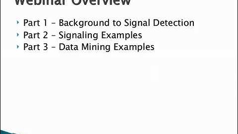 Introduction to Signal Detection and Data Mining Trailer