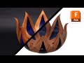 Fusion 360 Tutorial: Surface Modeling the Concept Flower Bowl - FREE DOWNLOAD