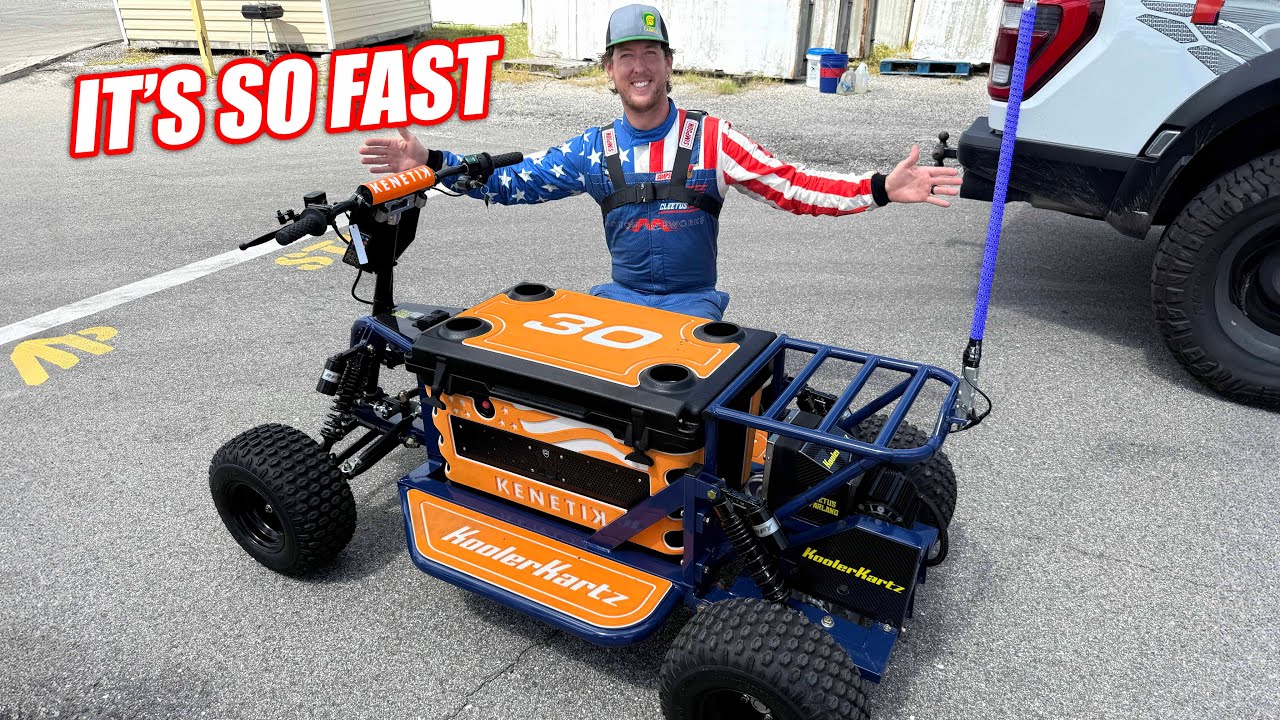 Посмотрите на мой новый «Kooler Kart» Он просто бомба!