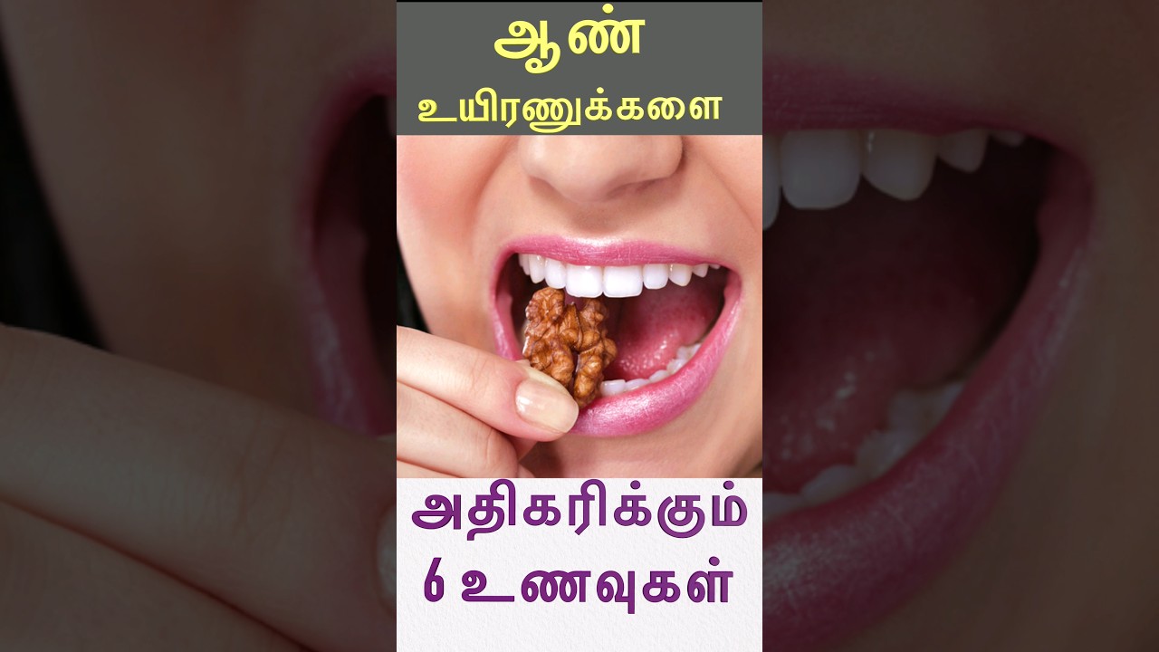 ஆண் உயிரணு  அதிகரிக்க 6 உணவுகள் !!