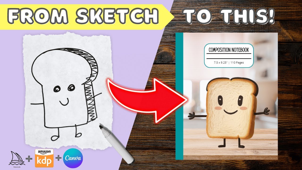 From Sketch to Book Cover in Minutes! | Use Midjourney AI to create ...