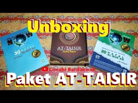 unboxing-paket-hafalan-al-qur'an-at-taisir-karya-ust.-adi-hidayat,-lc.,-ma.