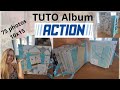 Tuto album action thme mer avec enveloppes et facile