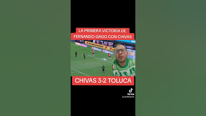 LA PRIMERA VICTORIA DE FERNANDO GAGO EN CHIVAS #futbol #gol #chivas #ligamx #gago