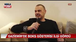 İbrahim Murat Gündüz Profesyonel Kick Boks Müsabakasında