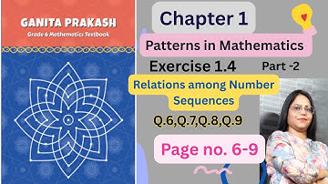 CLASS 6 CH.1 PATTERNS IN MATHEMATICS #ganitaprakash #newncertbook 2025-26