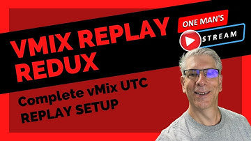 vMix and vMix UTC Replay Redux  | Complete Replay Template Setup | One Man