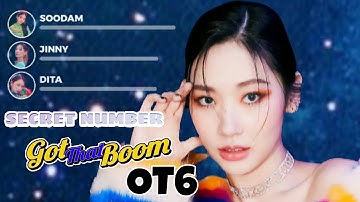 Secret Number - Got That Boom ot6 | Line Distribution