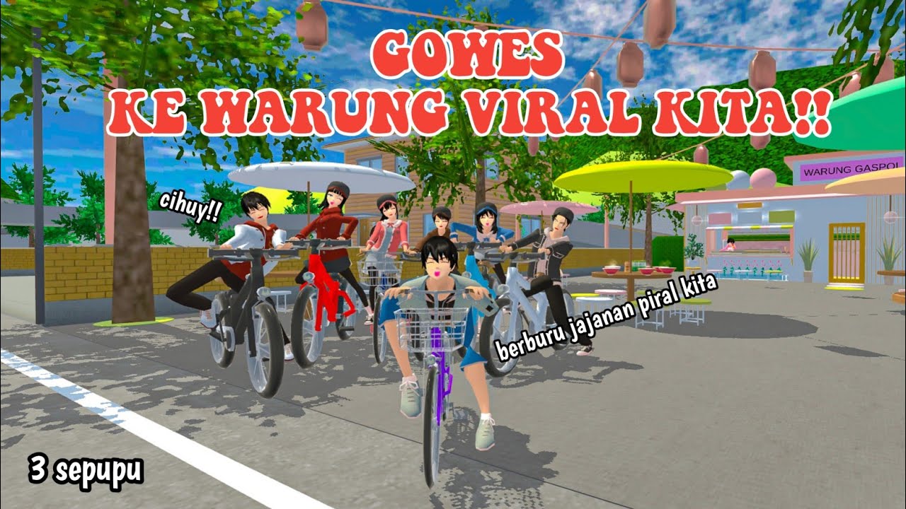 MISI GOWES PENUH DRAMA || 3 SEPUPU || DRAMA SAKURA SCHOOL SIMULATOR ||