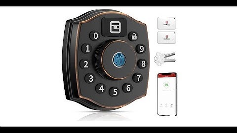 Geek 5-in-1 Keyless Entry Deadbolt Door Locks with Keypad