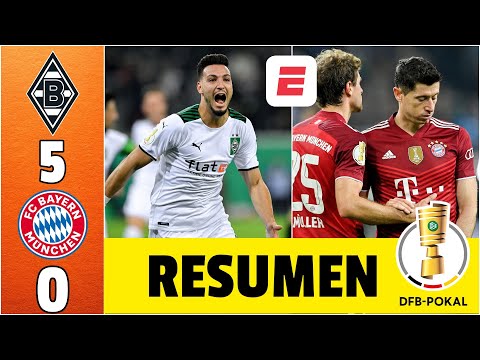 B. Monchengladbach 5-0 Bayern Munich. HUMILLACIÓN MUNDIAL al TODOPODEROSO en la Copa Alemana | Pokal