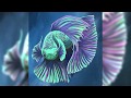 Painting In Procreate- Betta Fish Time Lapse