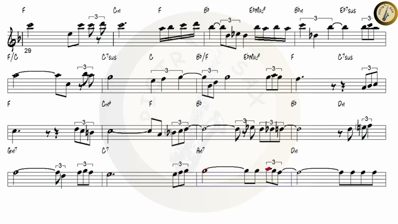 My Way  Smooth Jazz Version arr Brazhnik Sergey  - Tenor Sax